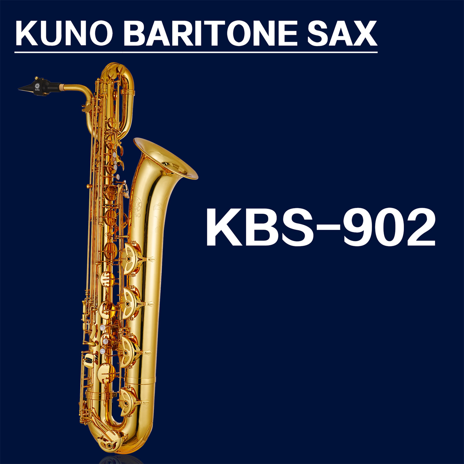 KUNO/九野 上低音萨克斯 KBS-902 巴立东 降E调 金漆
