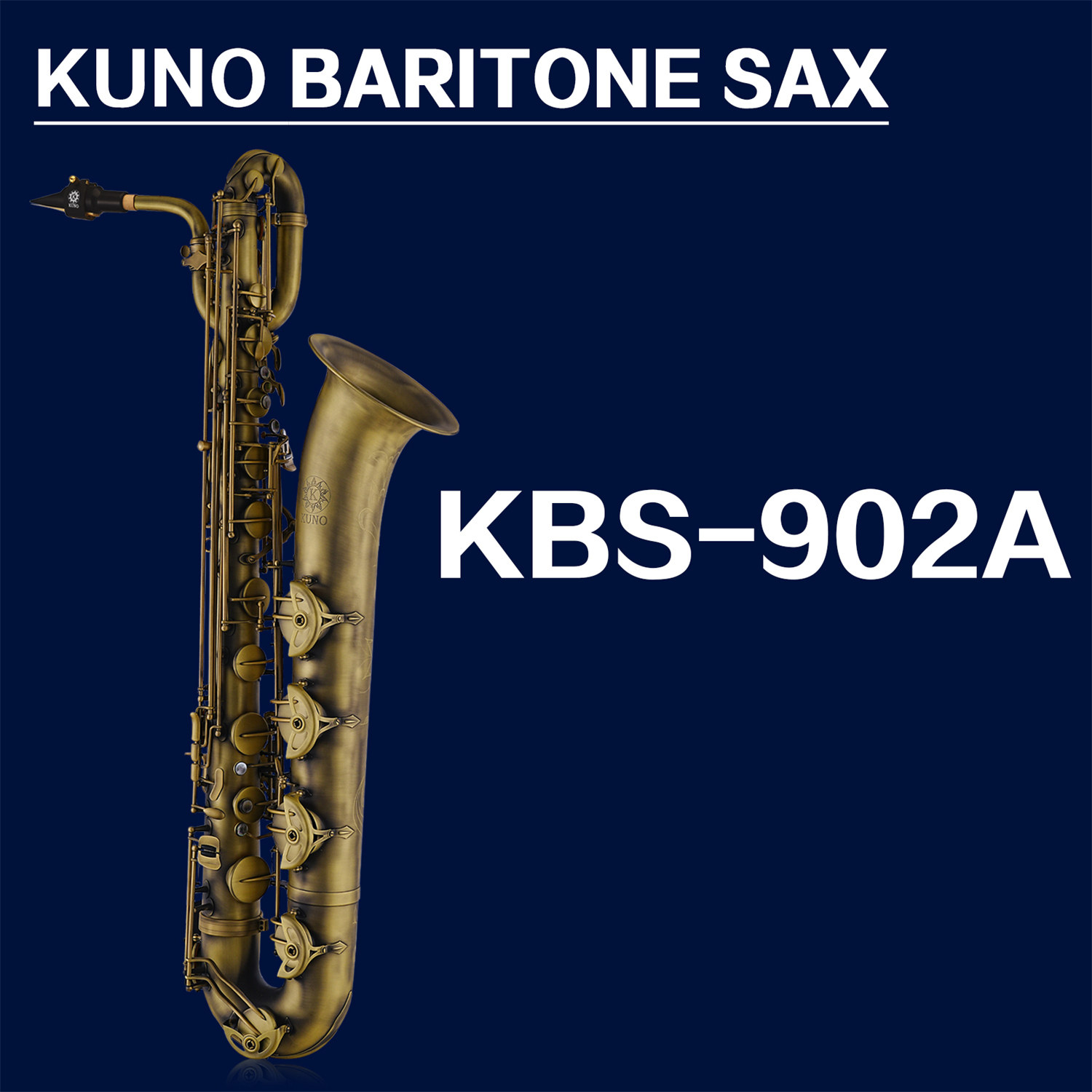KUNO/九野 上低音萨克斯 KBS-902A 巴立东 降E调 仿古
