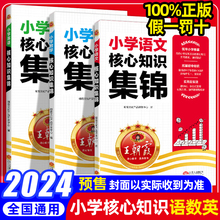 王朝霞核心知识集锦语文数学英语基础知识大盘点一二三四五六年级小学知识大全手册人教版考试总复习小升初大集结考点学习初中衔接