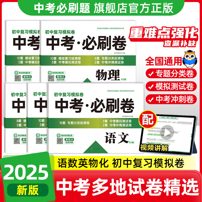 视频讲解】新中考模拟必刷卷