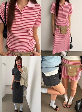 waitmore2026年夏季百搭显瘦短袖T恤套装