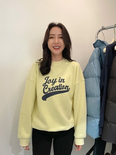 widelia2025冬季新款韩版印花字母圆领宽松慵懒加绒长袖卫衣上衣