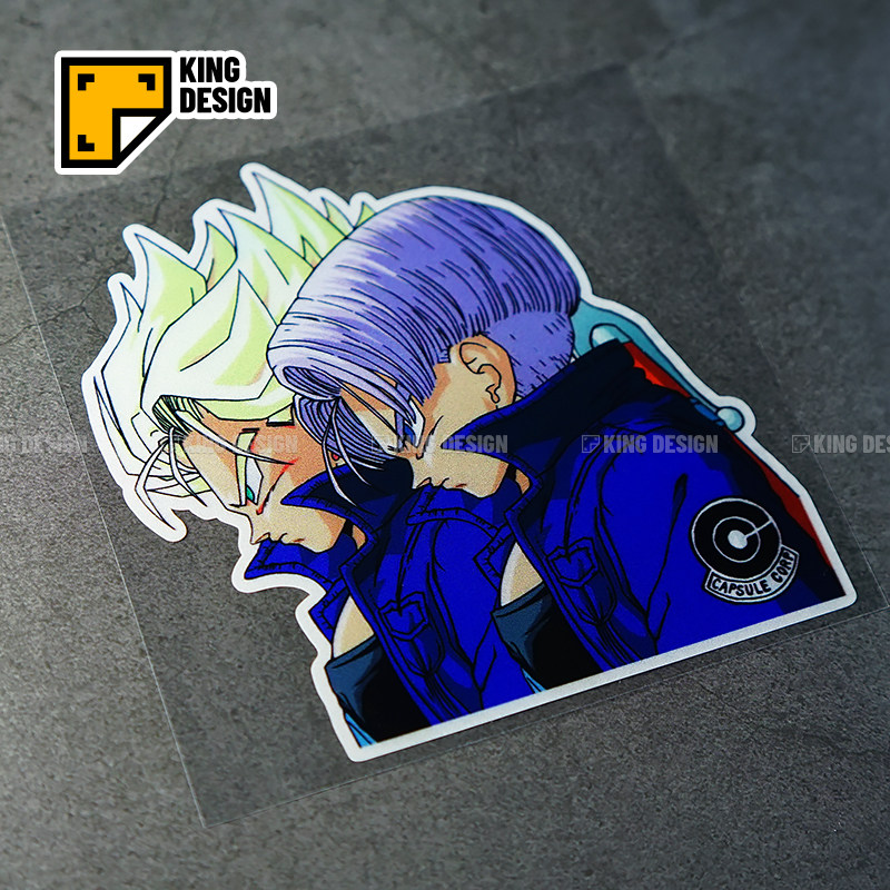 国王车贴 七龙珠特兰克斯卡通贴纸机车汽车后车窗个性拉花 防水贴,汽车用品/电子/清洗/改装,汽车装饰贴/反光贴,淘宝优惠券,粉丝福利购,淘宝优惠卷