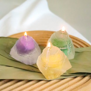 odorflame冰皮粽子蜡烛水晶端午节礼品小众实用礼物鸭蛋礼盒节日