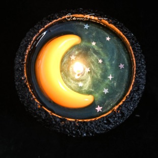融化星月 月亮香薰蜡烛礼盒ins小众氛围感送女生日礼物高级感