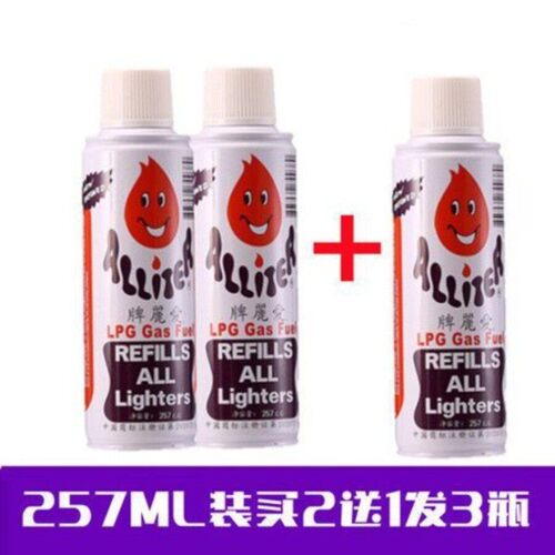 爱丽牌充气装高级高纯度丁烷气防风气体专用液通用打火机气体