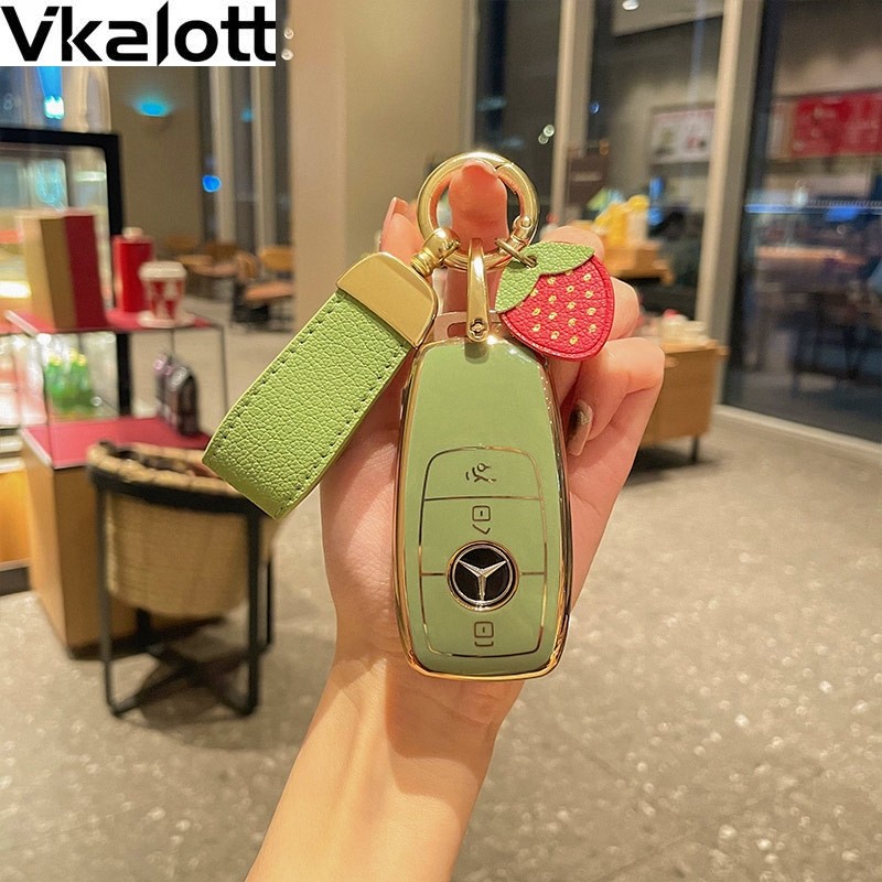 奔驰e300l钥匙套c260l新款a200车c200l壳glc扣glb220女gla200 C级