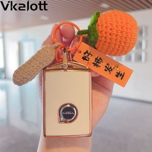 沃尔沃xc60钥匙套s90壳xc40汽车xc90女s60高档v40包v60新volvo扣