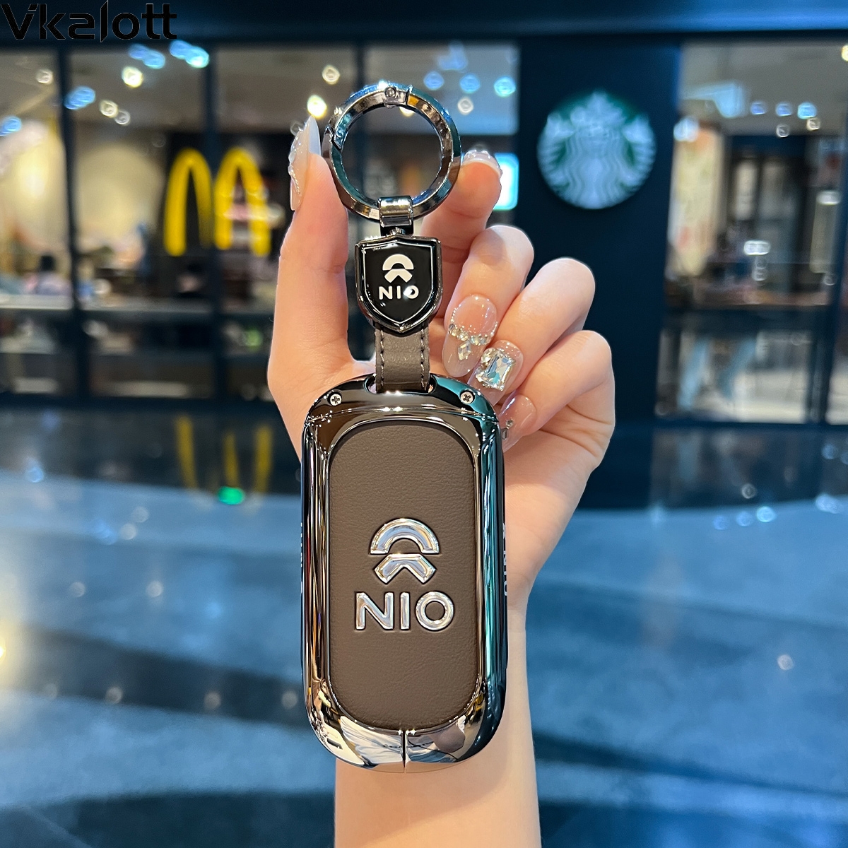 适用蔚来ET9钥匙套25款新款未来et9新能源金属高档汽车包壳扣男女