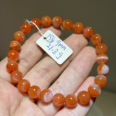 天然南红玛瑙手链女款 单圈手串饰品礼物大小颗粒都有 一物一图