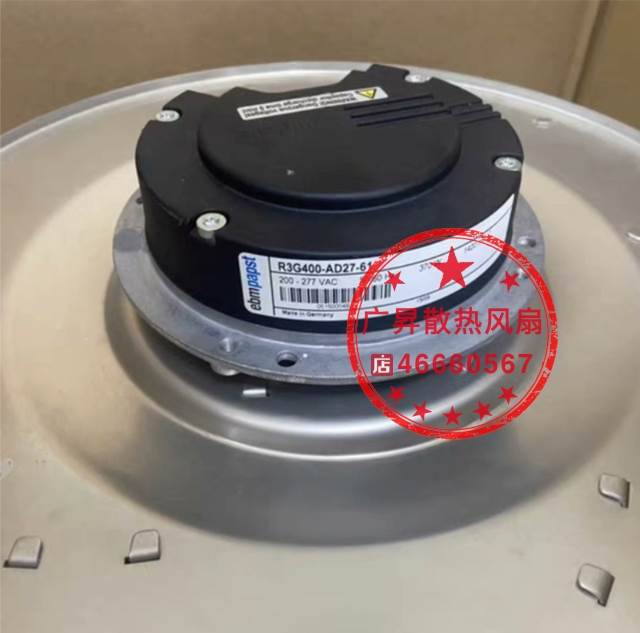 现货R3G400-AD27-61德国ebmpapst 200V 370W空调室内制冷系统风机