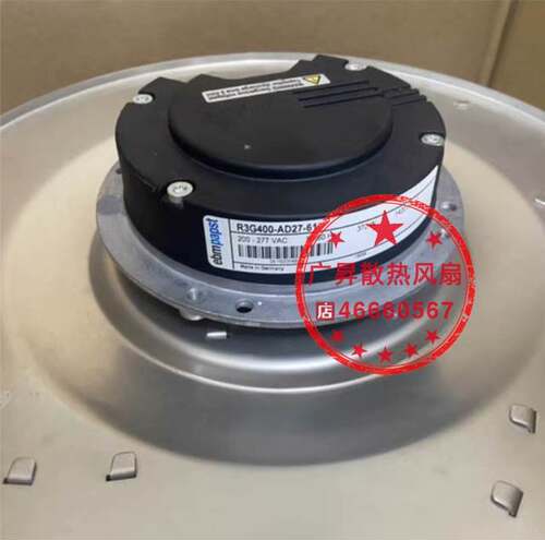 现货R3G400-AD27-61德国ebmpapst 200V 370W空调室内制冷系统风机