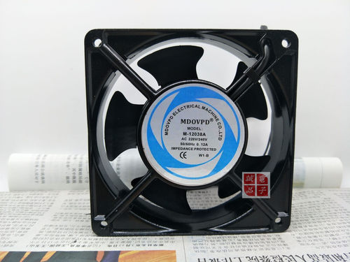 原装 MDOVPD M-12038A 220V 0.12A 12038 12CM轴流机柜箱散热风扇