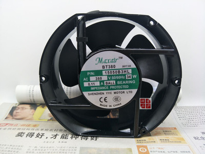 原装Maxair/BT 15050B3HL 17251 380V 34W 15CM 轴流机箱散热风扇