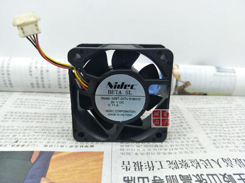 原装Nidec 6025 detasl D06T-24TU61BH10 24V 0.11A 工控机变频器