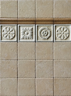 100*100mm浅黄色窑变手工砖复古瓷砖厨房卫生间瓷砖法式乡村自然