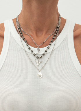 2件套牛仔元素项链套装