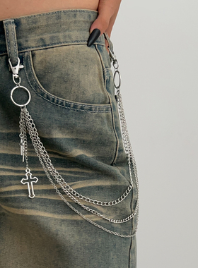 高级欧美风时尚个性简约气质长裤