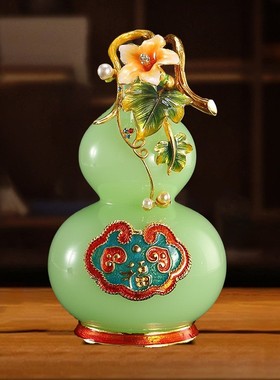 珐琅彩镇宅纳福招财银行保险公司开门红商务公司年会工艺礼品摆件