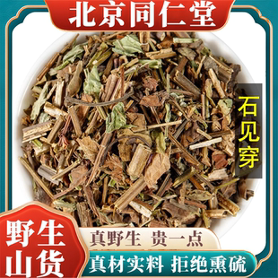 北京同仁堂野生特级石见穿中药材无硫熏石见穿中草药月下红石打穿