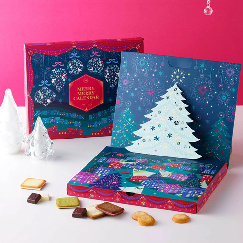 现货白色恋人圣诞倒数日历盲盒