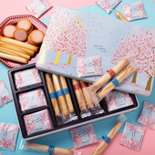 日本北海道YOKUMOKU手工樱花黄油雪茄蛋卷饼干伴手礼盒进口零食