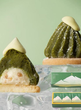 【现货】日本THE珀山蒙布朗栗子抹茶蛋糕奶油夹心曲奇饼干礼盒