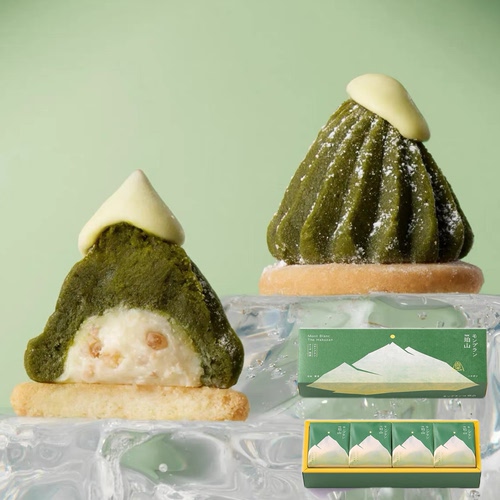 【现货】日本THE珀山蒙布朗栗子抹茶蛋糕奶油夹心曲奇饼干礼盒