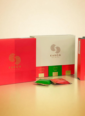现货日本KARON OSAKA机场限定宇治抹茶草莓夹心饼干礼盒进口零食