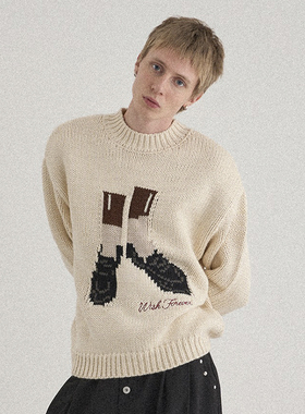 CTRTRC毛衣女士新款针织套头时尚女24秋冬重磅保暖毛衣潮