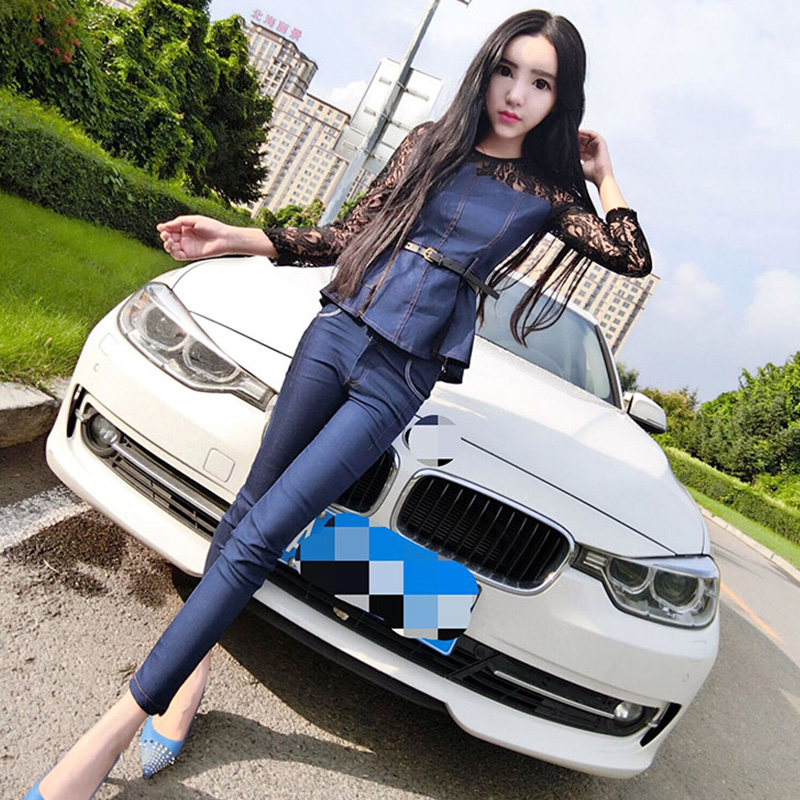 2018´º×°ÐÂÆ·º«°æÊ±ÉÐÅ£×ÐÆ´½Ó͸ÊÓ³¤ÐäÀÙË¿ÉÀ+°Ù´îÏÔÊݳ¤¿ãÌ××°
