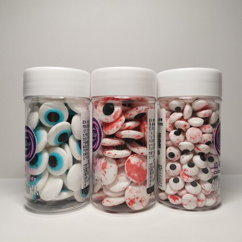 万圣节烘焙血大眼眼睛糖食用糖果