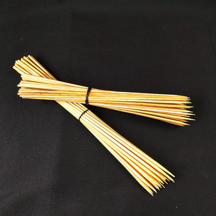 王子面塑材料竹签50根面泥人制作手工艺彩泥黏土DYI串签直径2.5MM