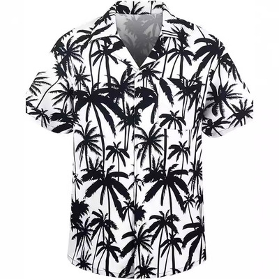 Hawaii short sleeved digital printed shirt夏威夷短袖印花衬衫