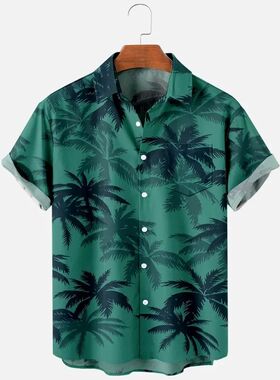 休闲翻领单排扣衬衣Casual collar single brested shirt for men