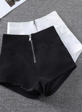 高腰裤百搭短裤显瘦加厚