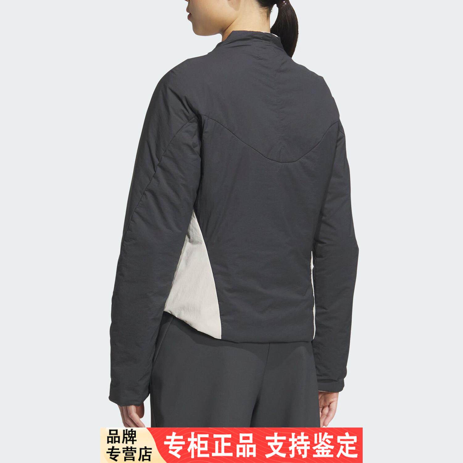 Adidas/阿迪达斯官方正品FUSTL W P JKT女士双面穿修身棉服JM4249