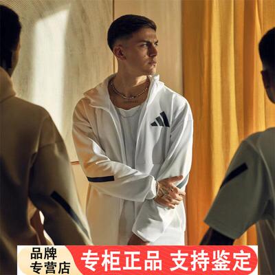 Adidas连帽外套男秋新款