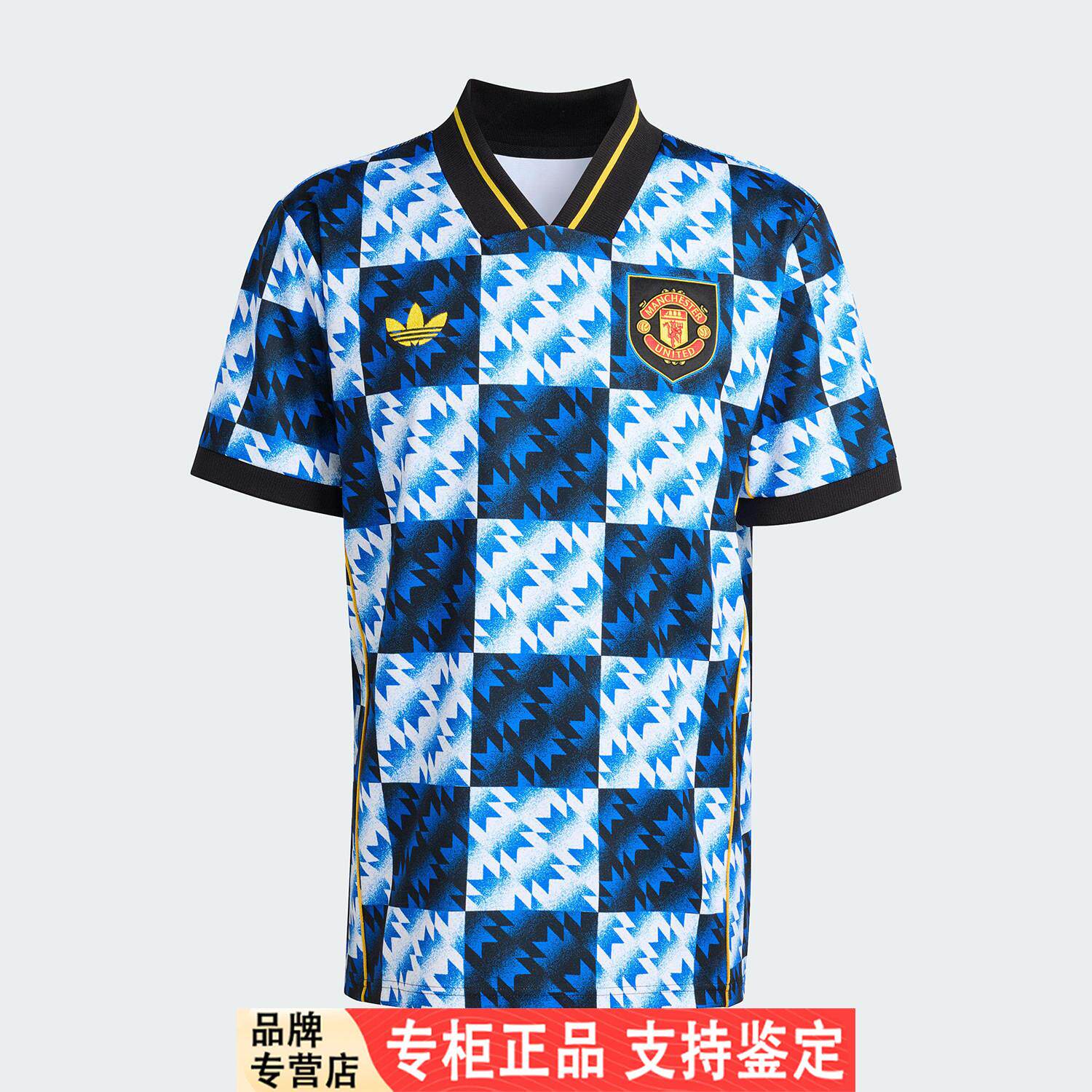 Adidas/Adidas官方正品三叶草男士曼联足球宽松运动T恤JN2813