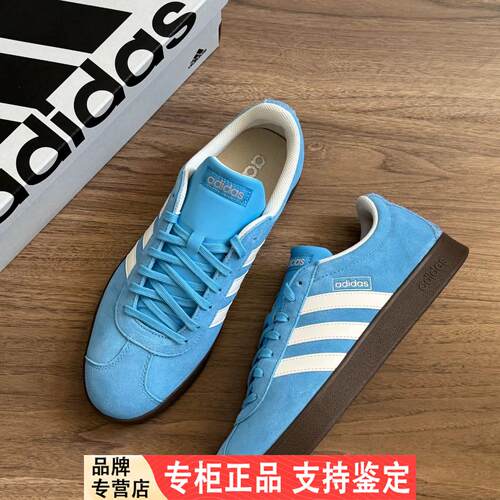 adidas 男女鞋夏季「T头鞋」VL COURT 2.0休闲低帮德训鞋JS4594