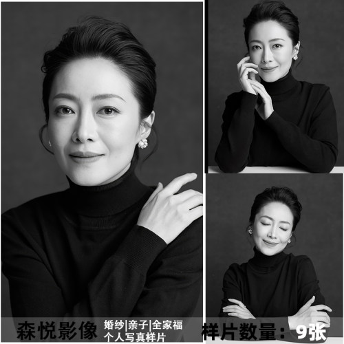 影楼工作室肖像艺术照摄影光影写真样图样片样照F2291