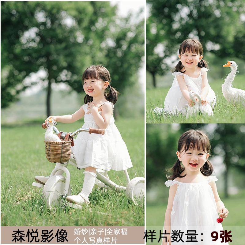 2024影楼儿童森系外景主题女孩写真样片宝宝照样片样照p3224