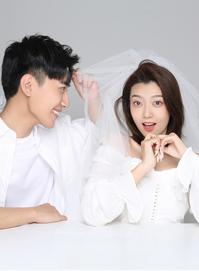 2021情侣样片主题影楼展会情侣婚纱照放大样片YP112