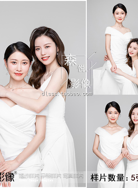 影楼工作室亲子照母子母女照摄影样片客样照s501