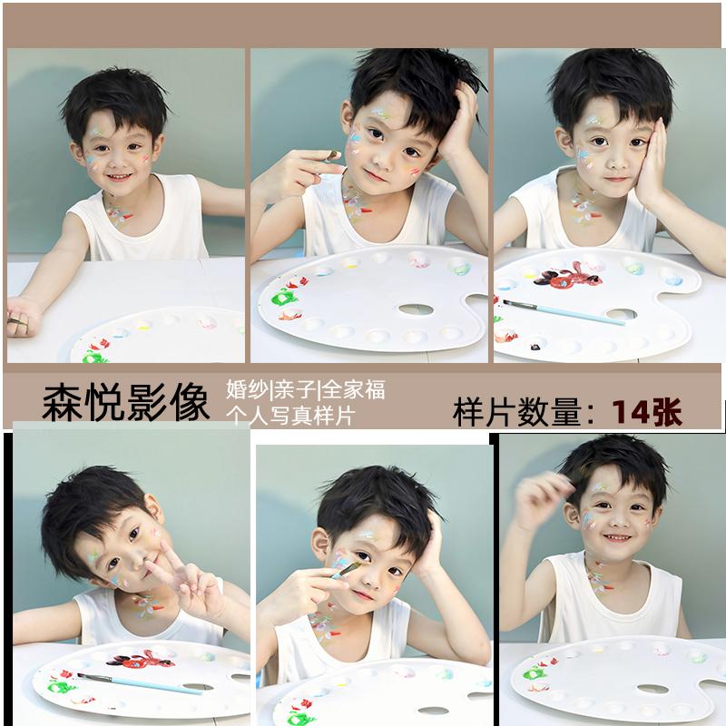 影楼工作室新儿童肖像写真照室内摄影客样照样片样版样图f1279