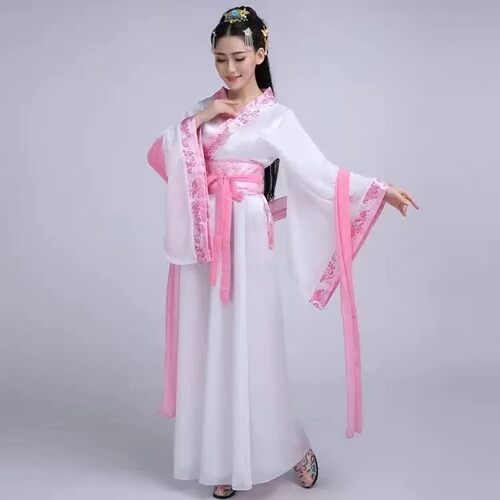 七夕中秋节牛郎织女古装嫦娥仙女古筝汉服演出唐朝古代公主服戏服