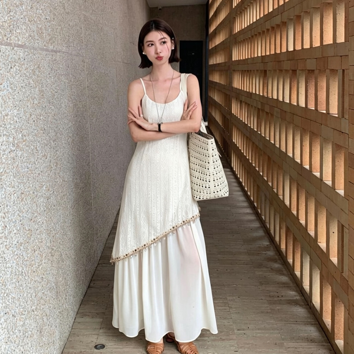 女夏季别致漂亮连衣裙夏季连衣裙