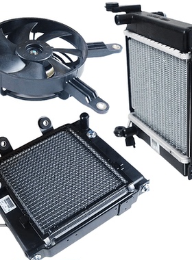 光阳摩托赛艇250.300iABS.CT250.CT300 冷却散热水箱 散热风扇