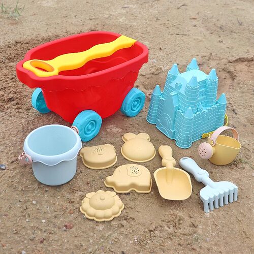 海边玩沙子挖沙土玩雪铲子桶工具