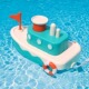 婴幼儿宝宝洗澡玩具水上乐园戏水神器漂浮浴盘趣味发条小船男女孩